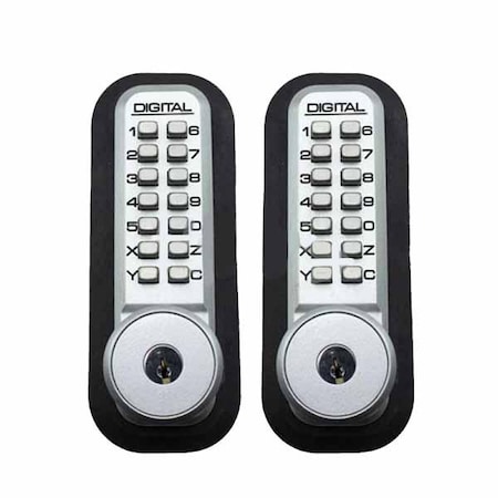 Lockey Lockey 2210BBDCKO Mechanical, Keyless Deadbolt 2210-DC-KO-BB